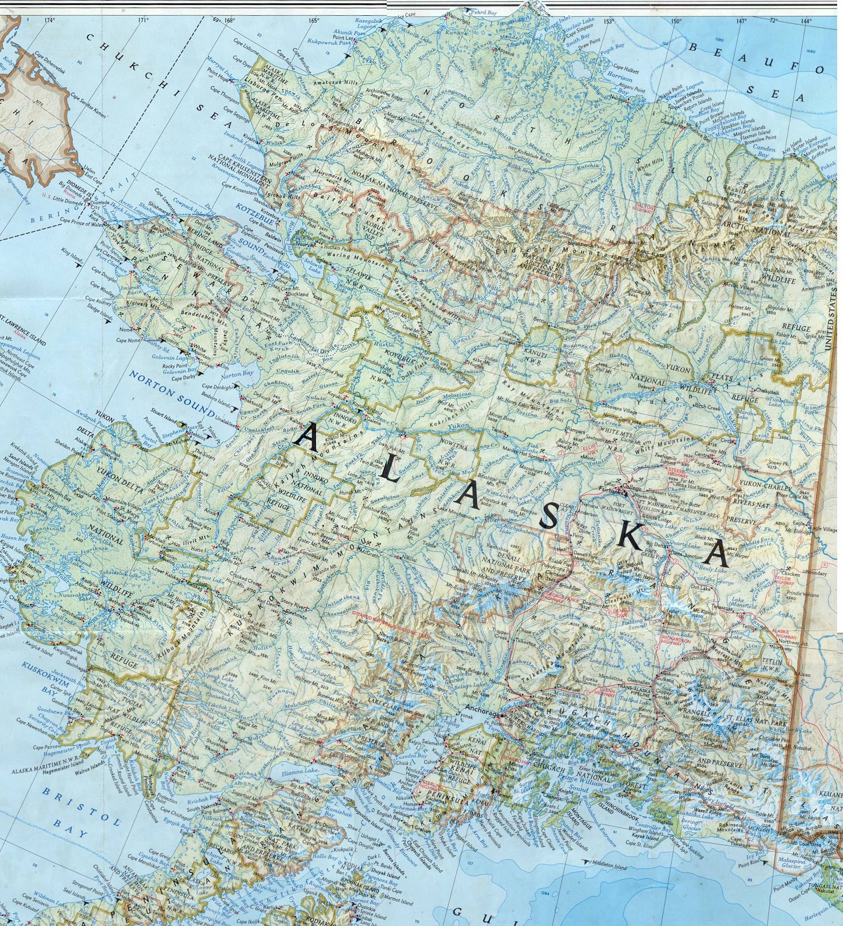 Map Of Alaska Printable Printable US Map Printable Map Of Alaska 