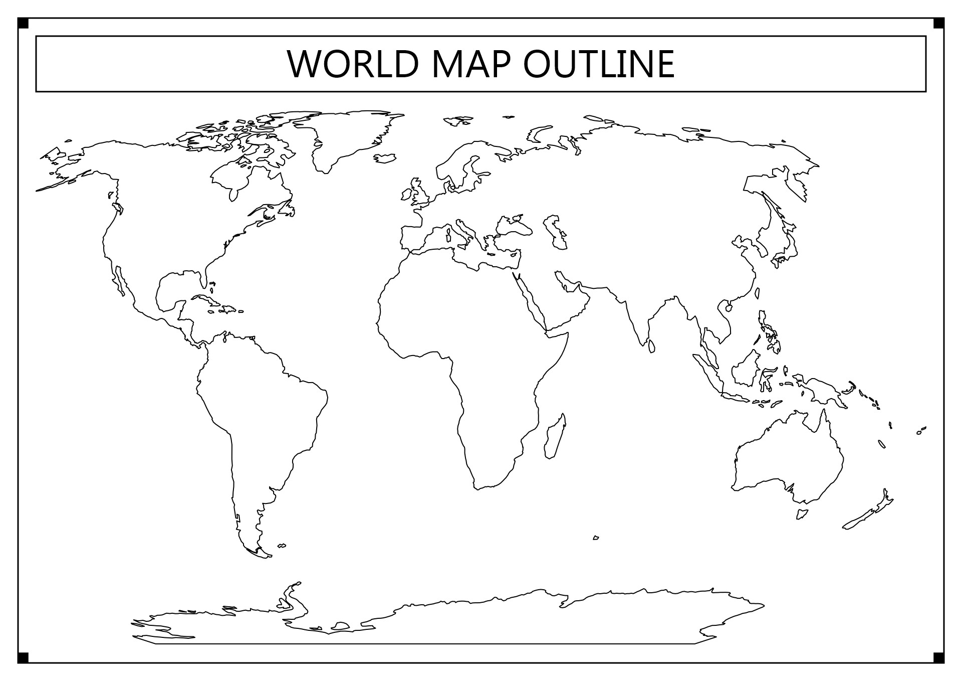 Map Of Continents Printable Printable US Map Continents Map Printable 2 