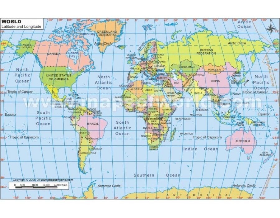 Free Printable World Map With Latitude And Longitude Lines Printable Free Printable World Map Latitude Longitude 