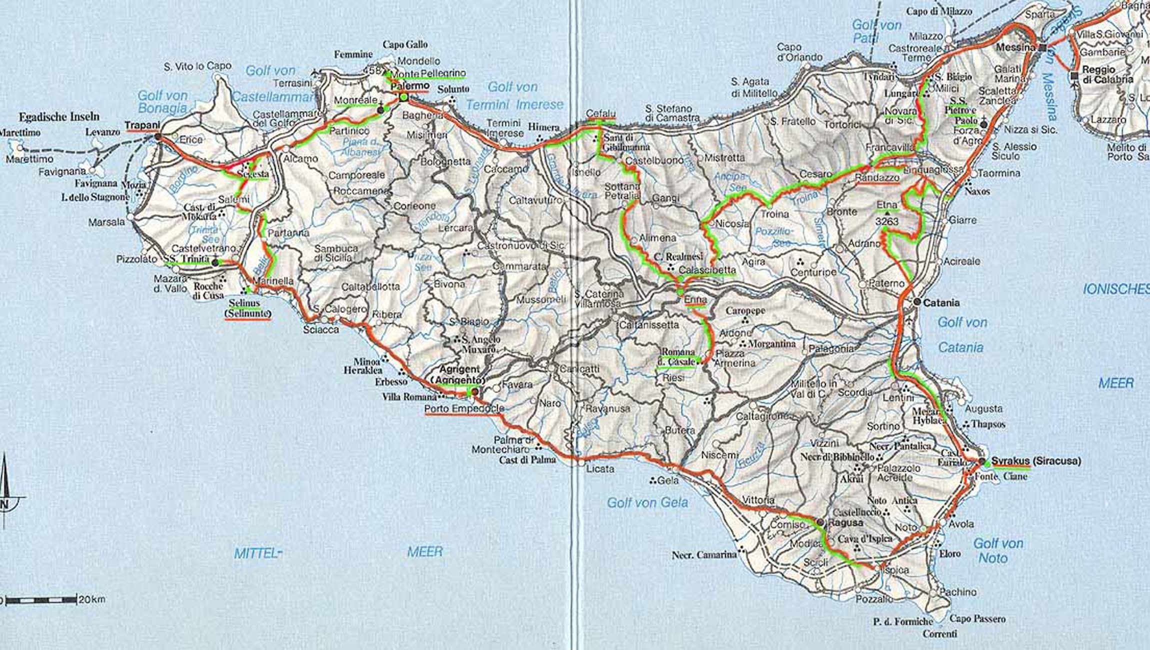 Printable Map Of Sicily Printable US Map Map Of Sicily Printable 