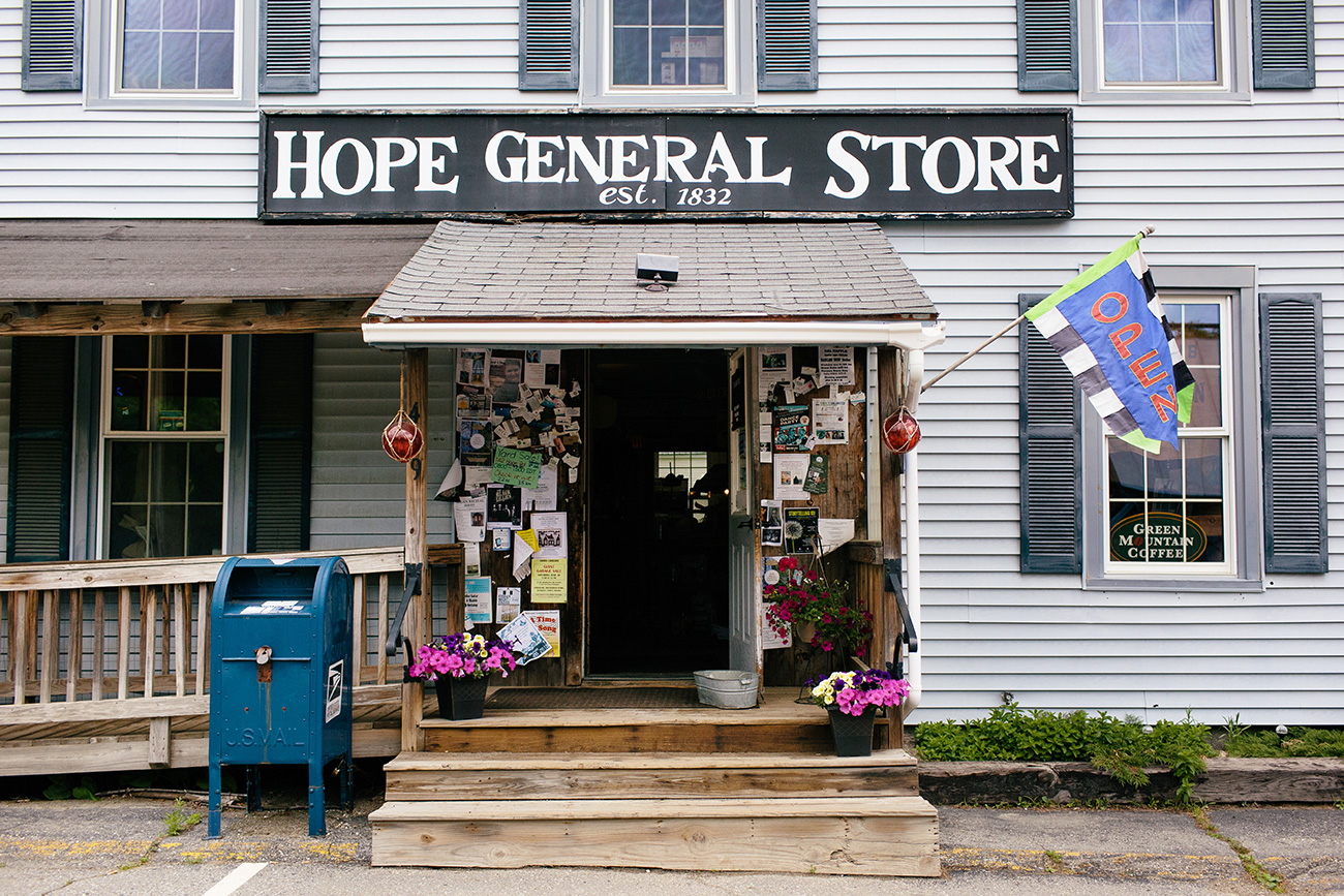 MidCoast Maine General Store Route Map & Menu