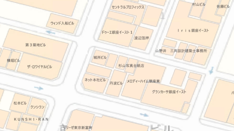 多様な建物名称と階数情報