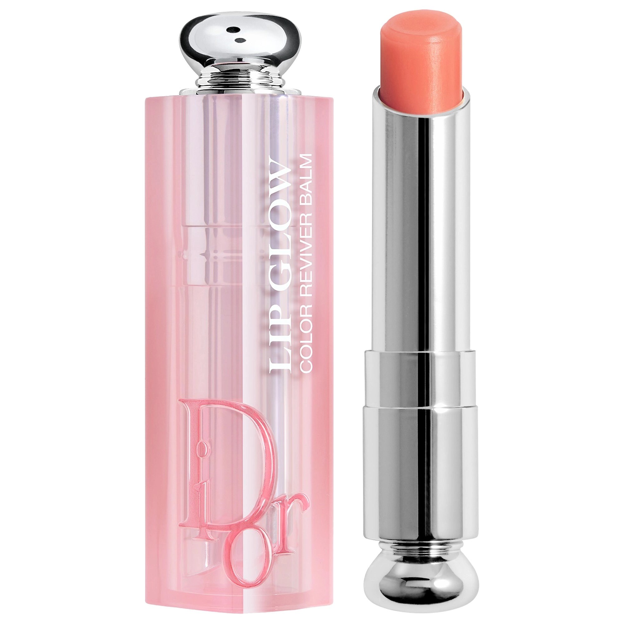 Dior Addict Lip Glow Color 04 Coral Sheer Coral Satin Finish