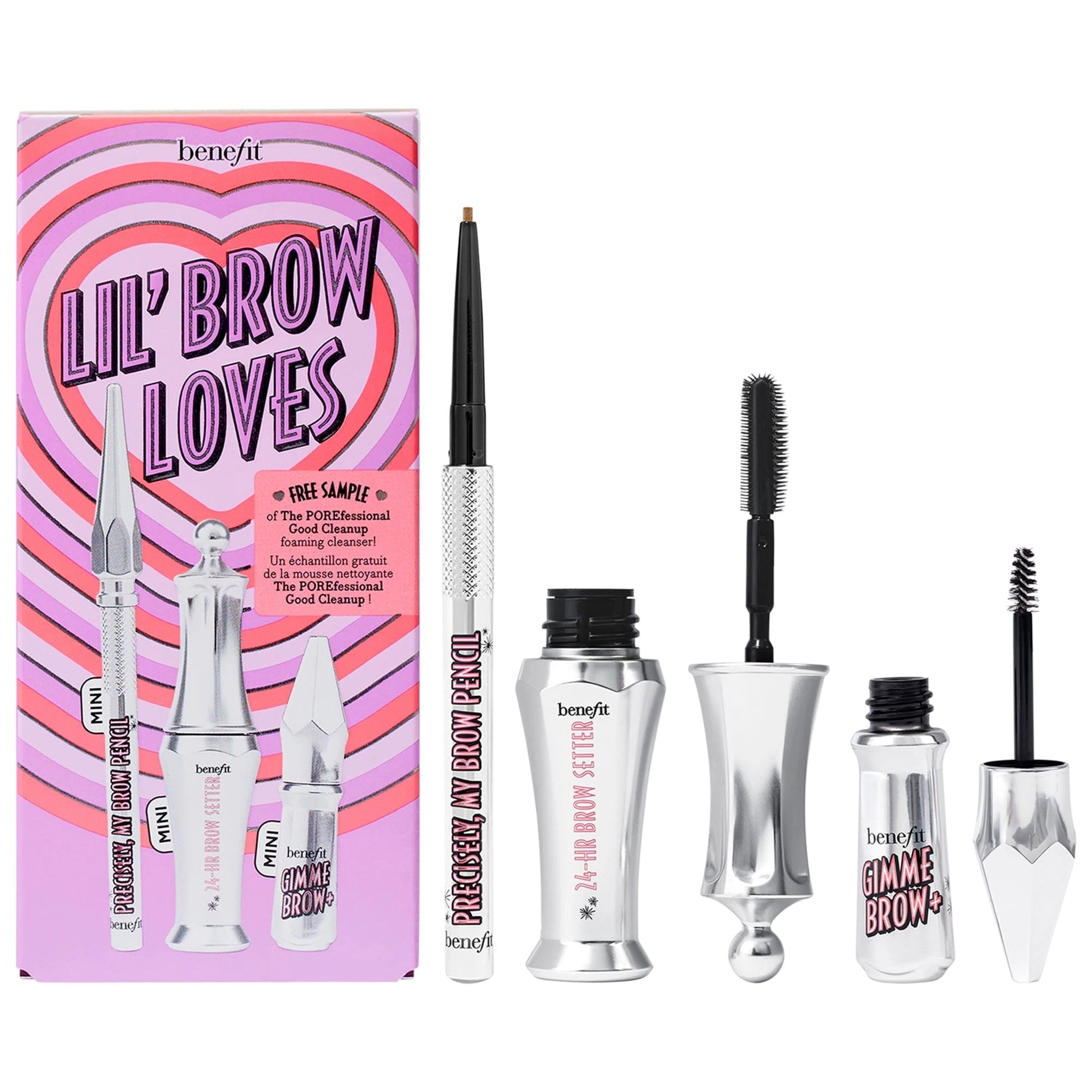 Benefit Cosmetics Lil Brow Loves Brow Pencil Gel Value Set
