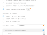 Maps Layer Settings Mapline