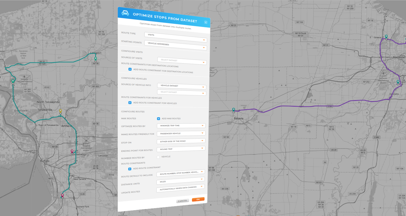 Geo Routing Software For Smarter Logistics Mapline Route Any Constraint Min.