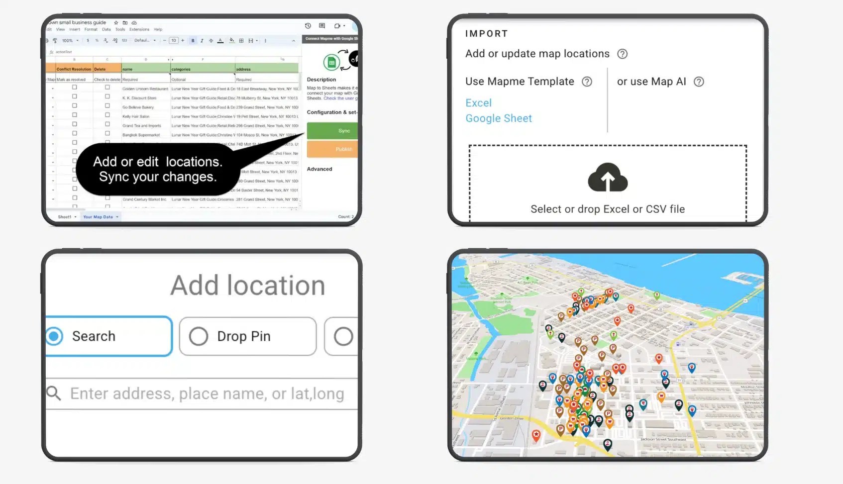 Create A Map With Pins And Custom Map Markers Scale Easily Location Creation