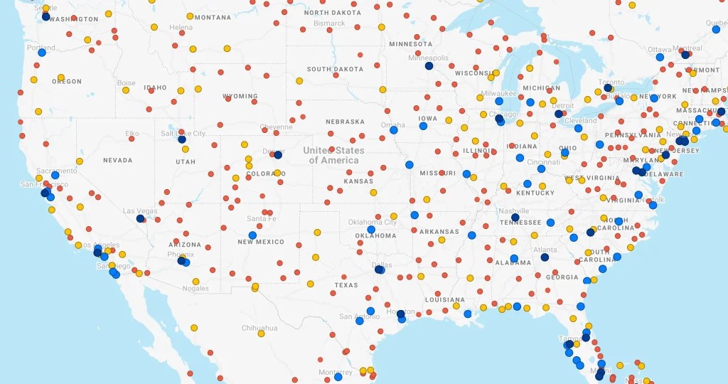 United States Airport Maps Interactive Terminal Guides Us Large