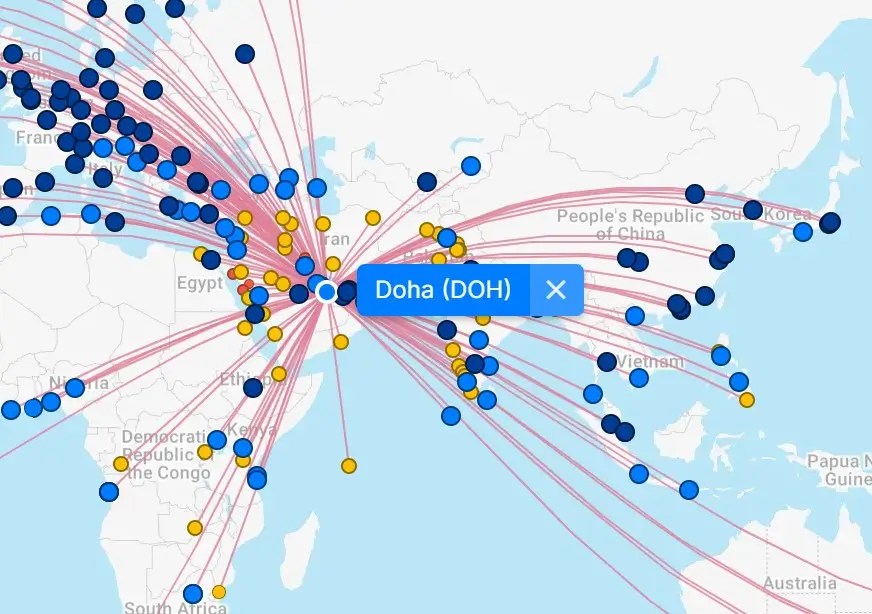 Doha Hamad Airport Map Terminal Layout And Gate Map Doh Destination Map.webp
