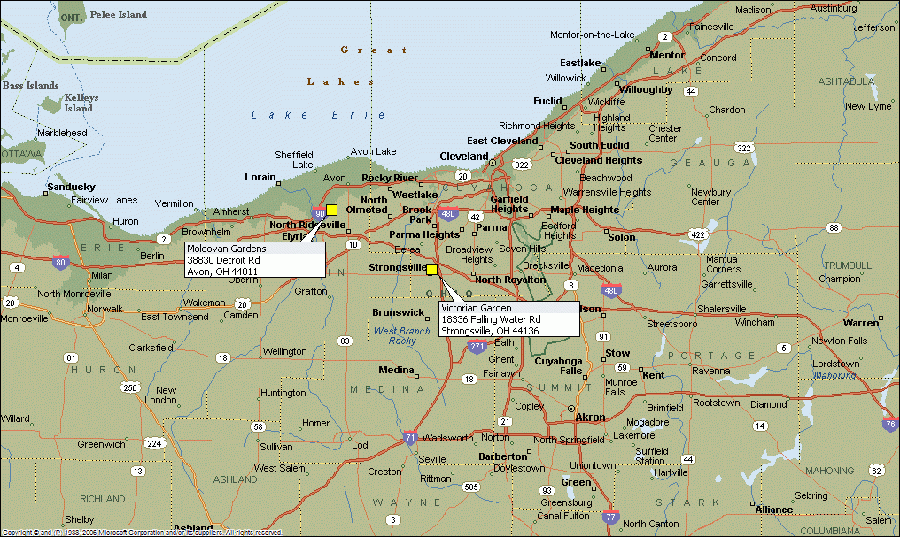 Map Of Northern Ohio Northern Ohio Reference Map 1 