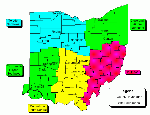 Zip Code Maps Ohio Ohio State Regional Zip Code Wall Maps Swiftmaps 4 