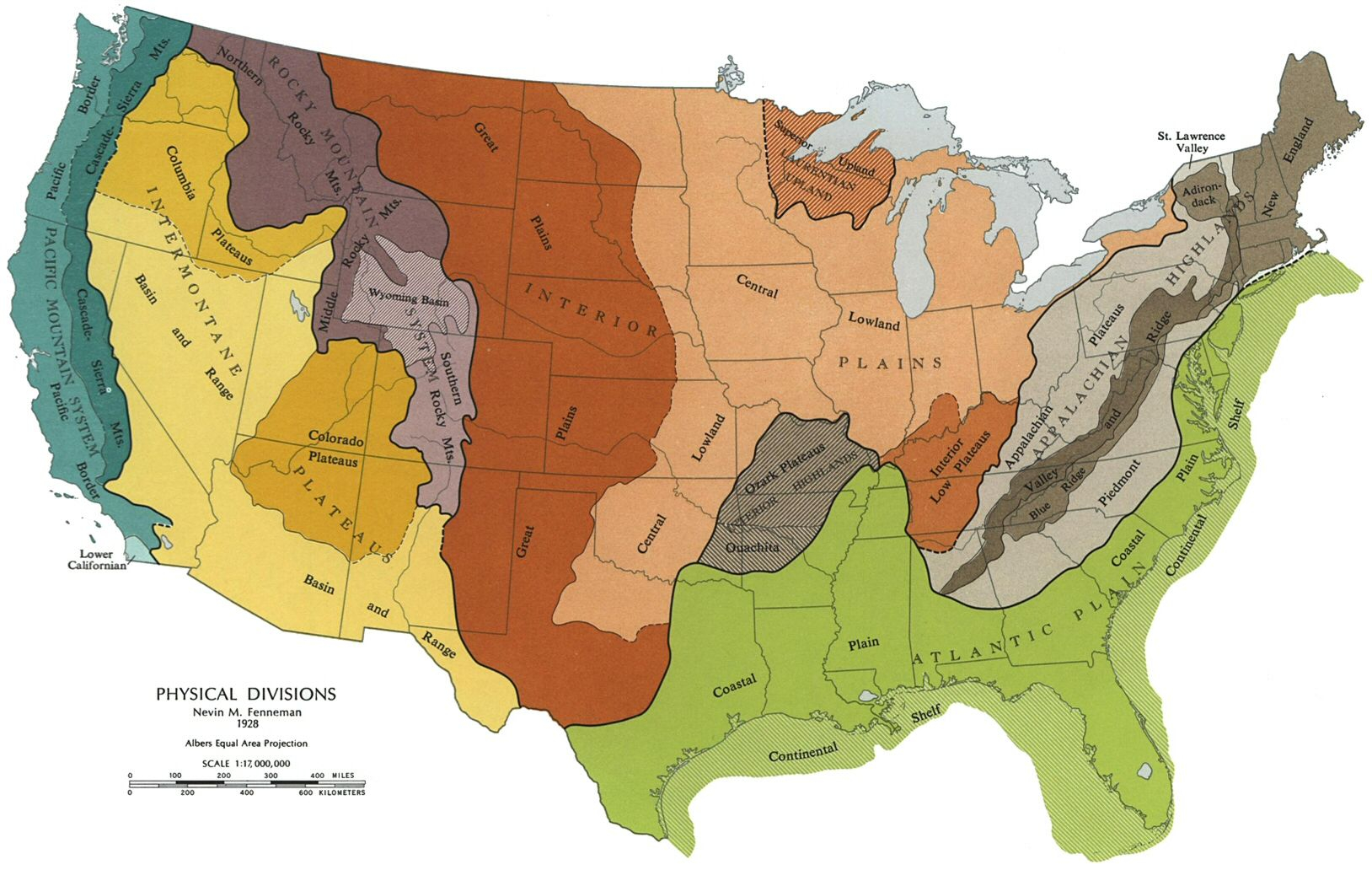 Map Of Us Mountains Labeled Us Mountain Ranges Map 