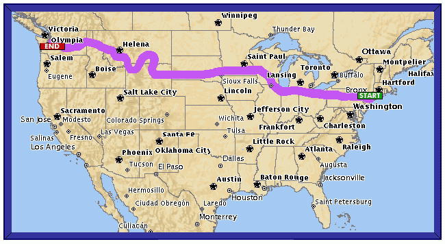 Map Of Us Highway 90 Printable Map Of The US Map Of I 90 