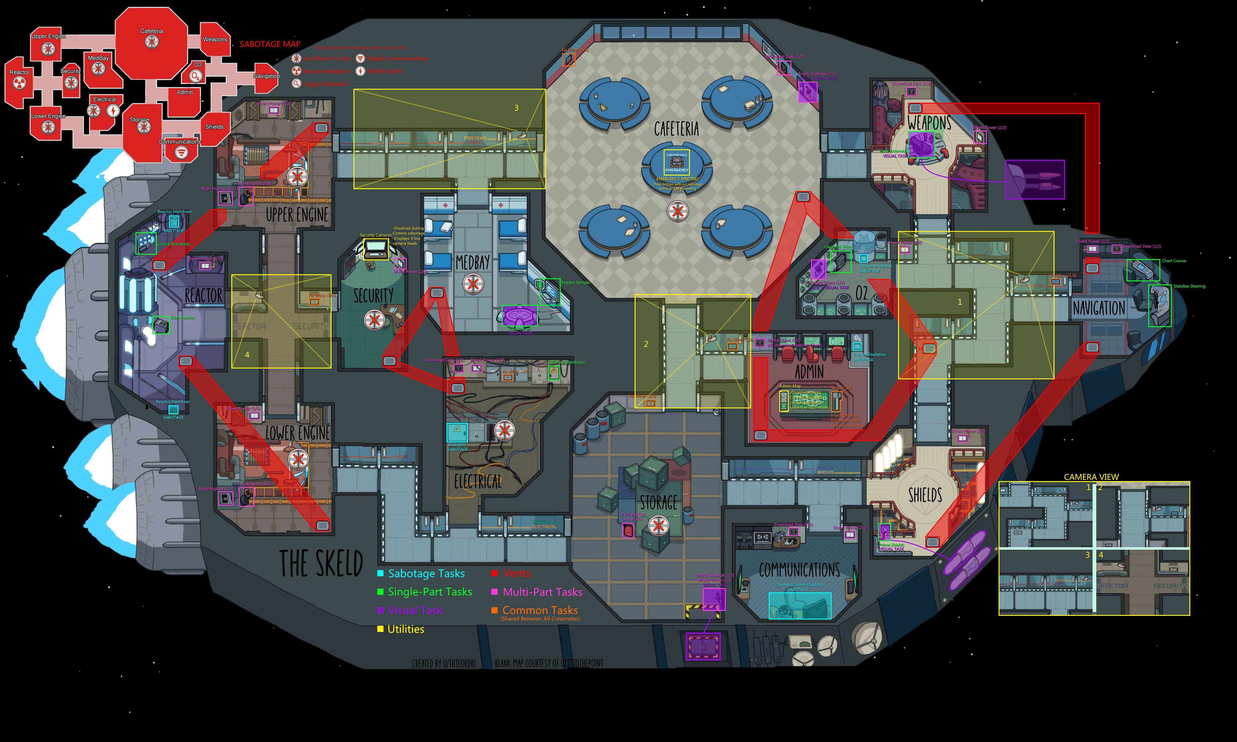 Map Of The Skeld Among Us Printable Map Of The US Reddit Dive Into Anything 1 