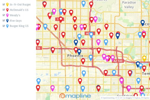 Create A Map With Custom Map Pins Create Colored Pins On A Map Customize Map Pins 500x333 
