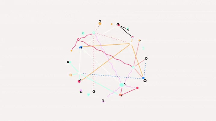 Transition match cut en motion design.