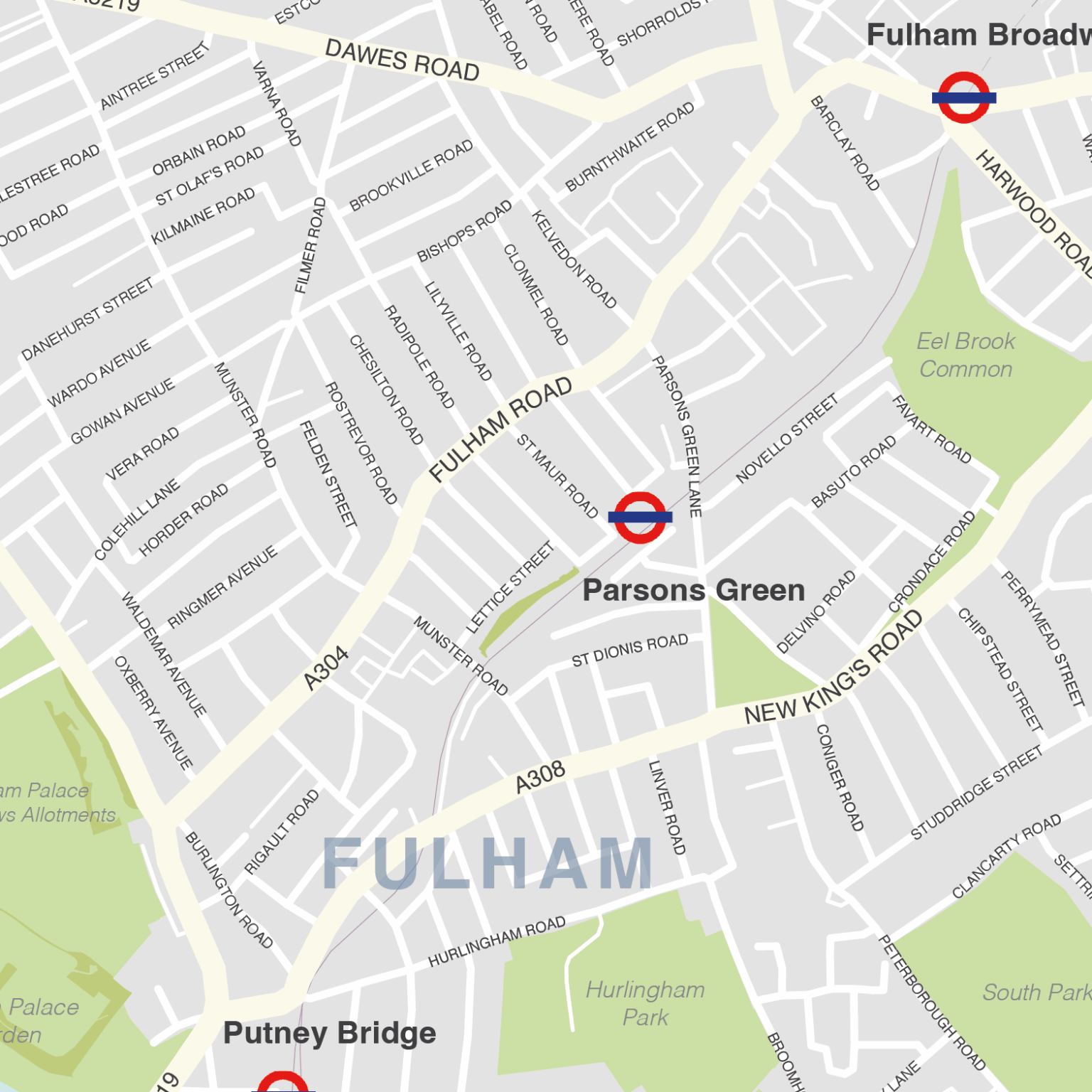 Hammersmith Fulham London Borough Map Maproom Hammersmith Fulham Detail 1536x1536 