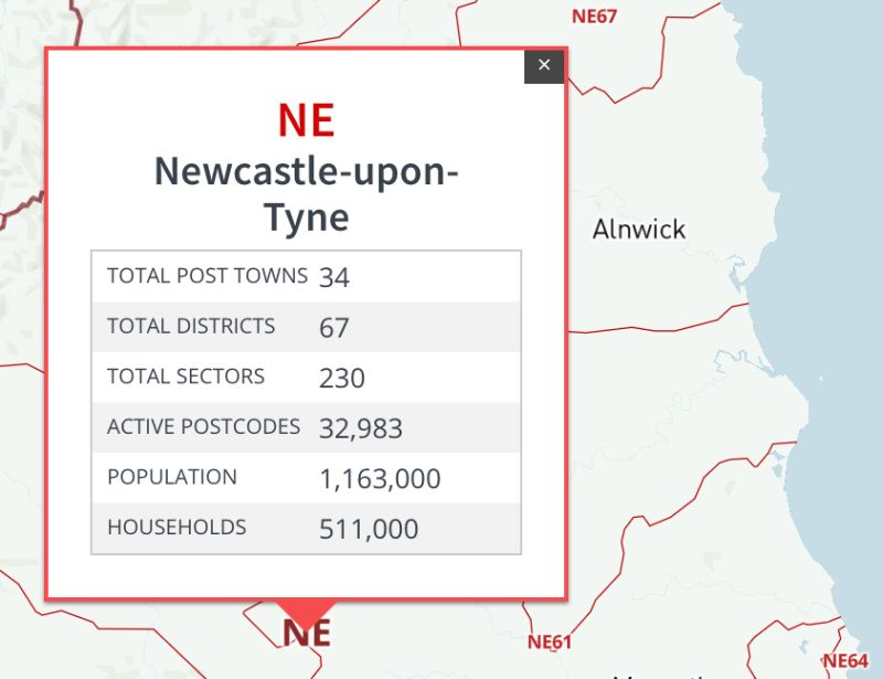 Postcode Units Coloured By Area Maproom - Premium Nature Wallpaper Gallery - HD
