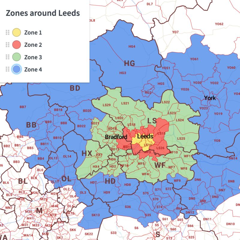 Quick Select Postcodes Editor Demo Maproom - Best Dark Designs in Ultra HD