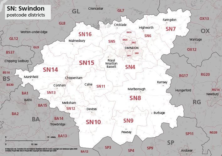 Postcode Districts 1 Maproom - Artistic Geometric Illustration - Full HD