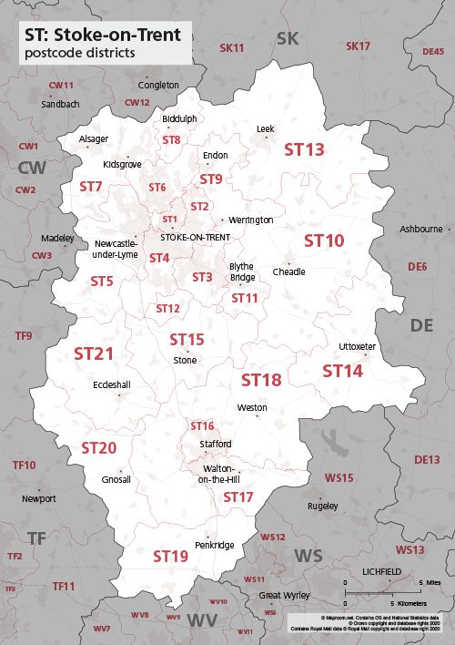 Map Of Bl Postcode Districts Bolton Maproom - Nature Photos - Creative Retina Collection