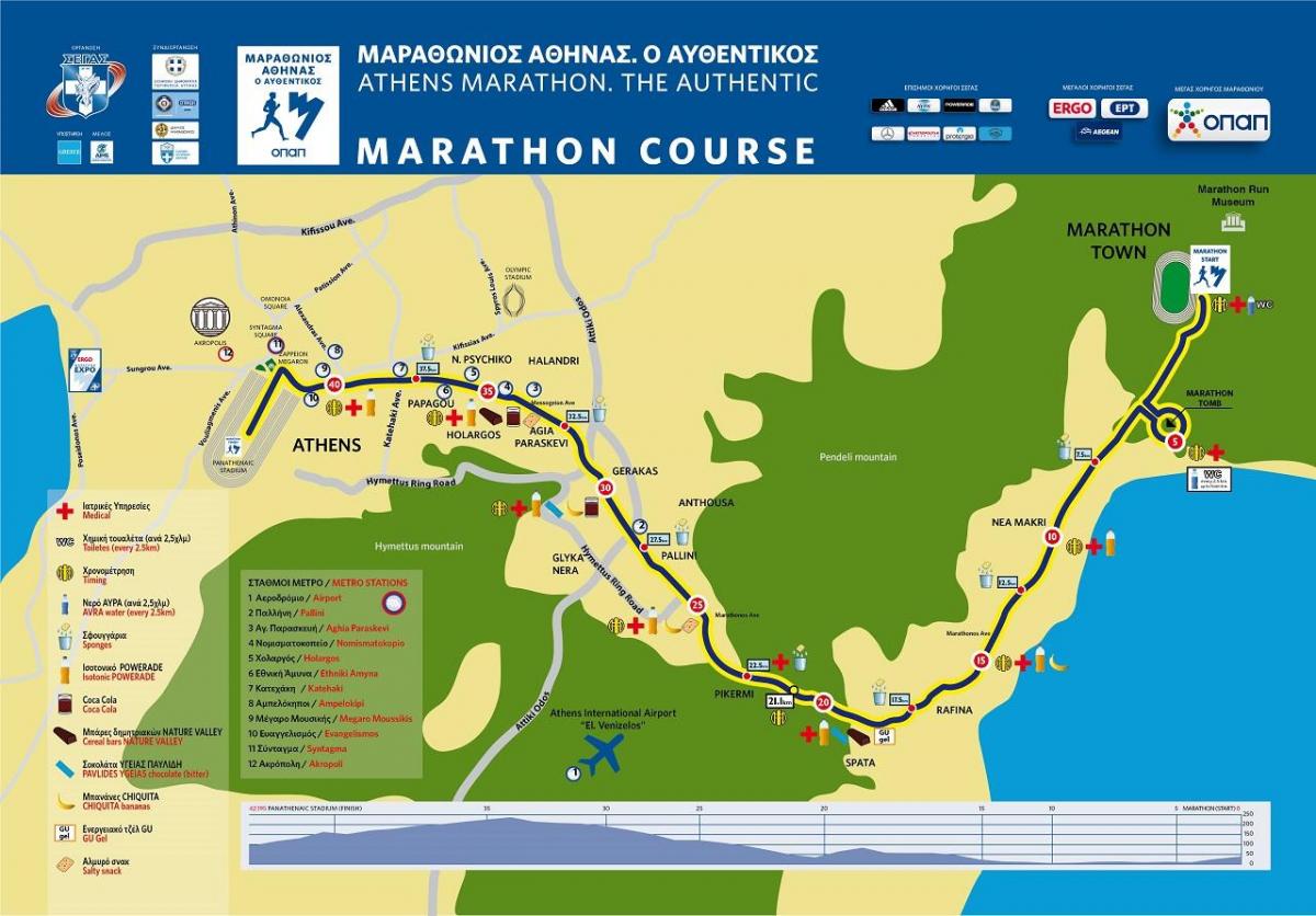 Athen Marathon 2026 Athens Marathon Map MedienHome De Athens Marathon Map 
