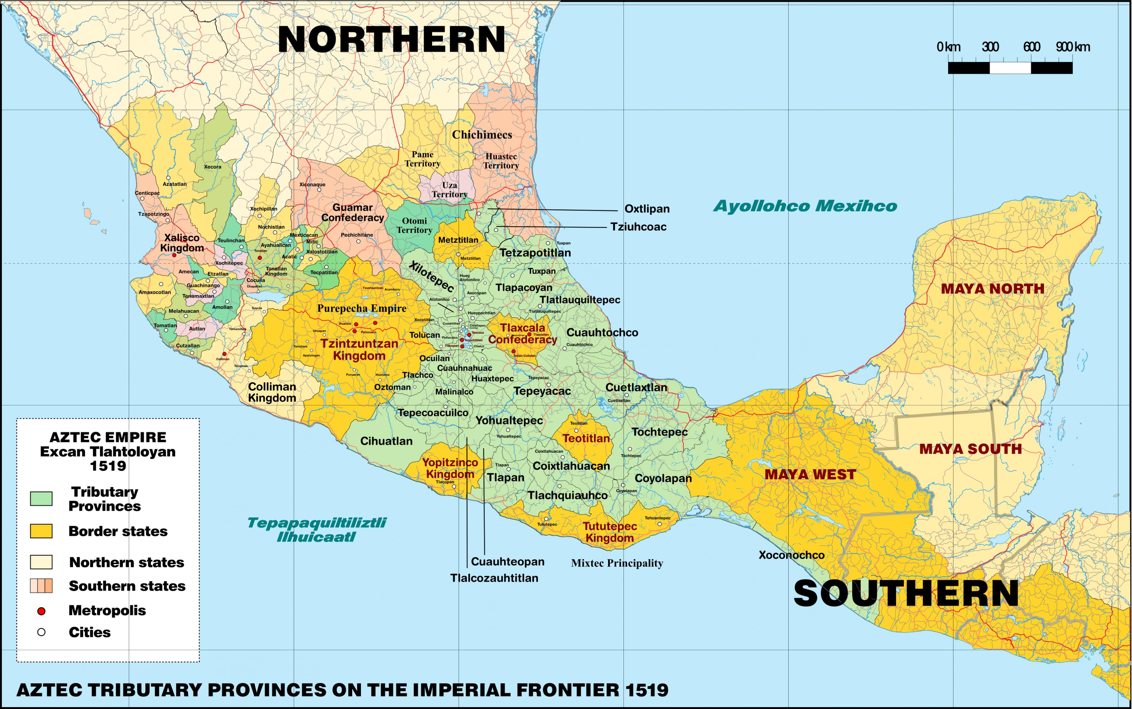 Where Were The Aztecs Located In South America At Kathryn Ono Blog Aztec Cities Map 