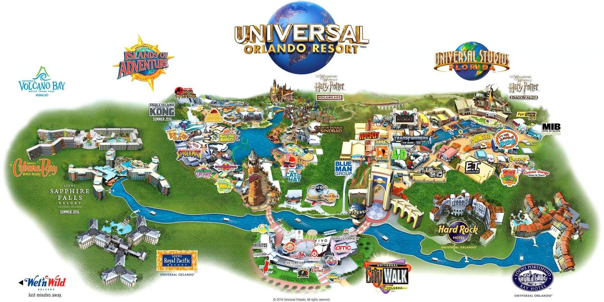 Universal Studios Map Universal Studios Map Orlando Florida USA Universal Studios Map 