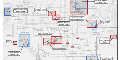 Phoenix Arizona Casinos Map Phoenix Bike Map 