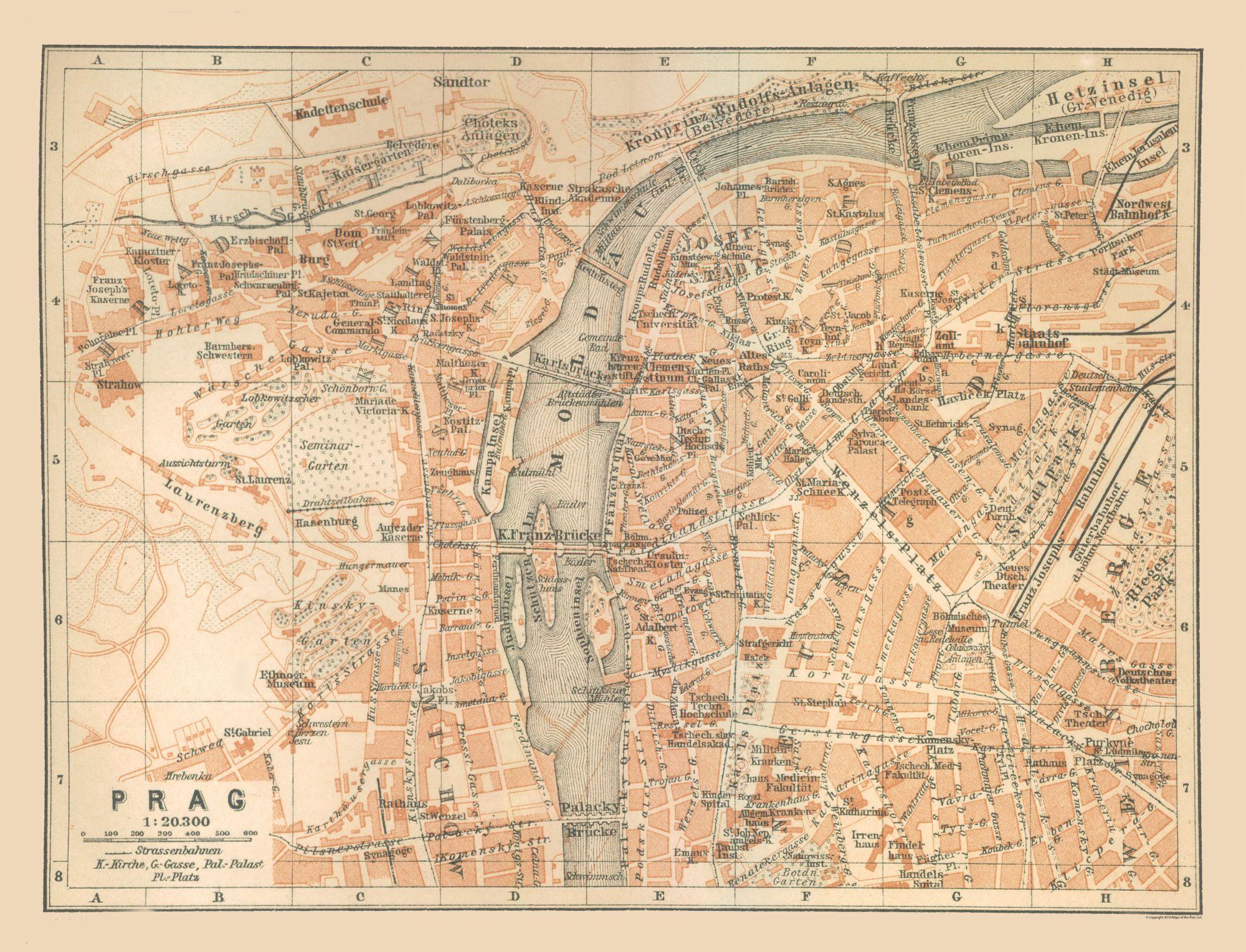 Prague History Facts At Michael Doxey Blog Historical Map.