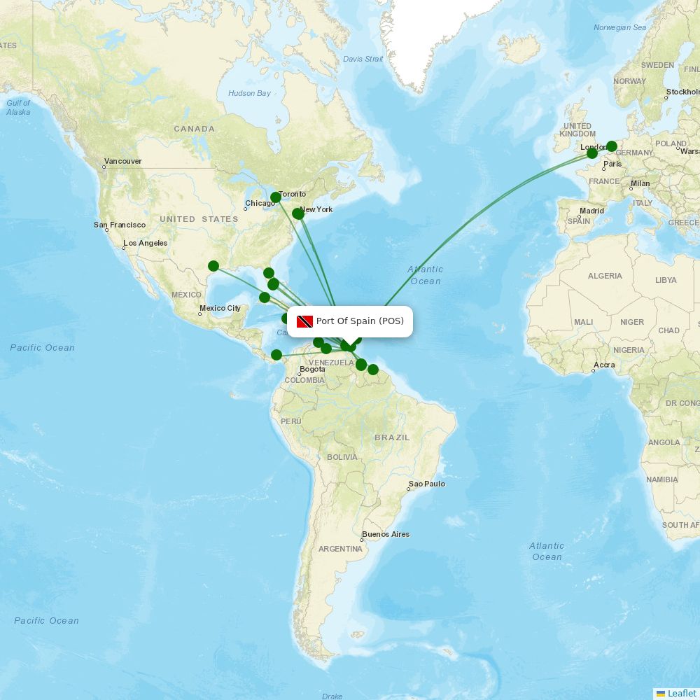 Piarco POS Scheduled Flight Departures Airport Information POS 