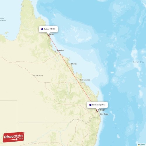 Direct Flights From Brisbane To Cairns BNE CNS Com BNE CNS 