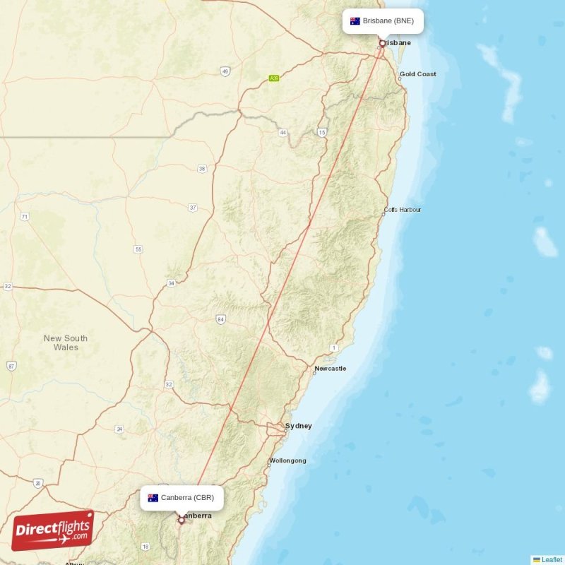 Direct Flights From Brisbane To Canberra BNE CBR Com BNE CBR 