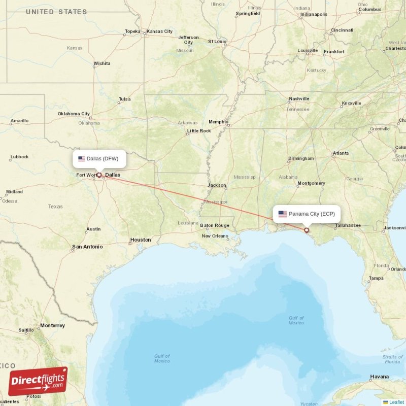 Direct Flights From Dallas To Panama City DFW ECP Com DFW ECP 