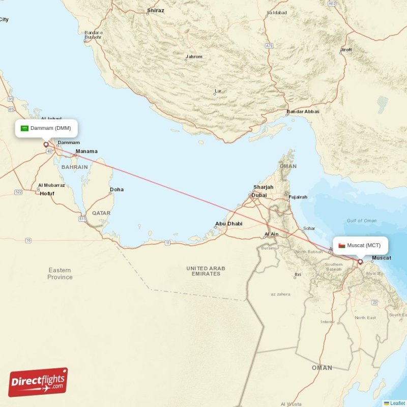 Direct Flights From Dammam To Muscat DMM MCT Com DMM MCT 