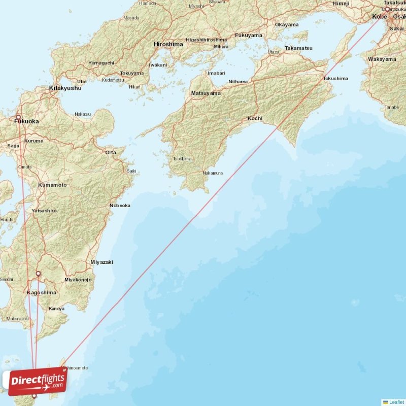Direct Flights From Yakushima 3 KUM Japan KUM 