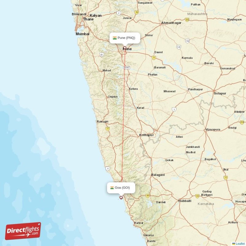 Direct Flights From Pune To Goa PNQ GOI Com PNQ GOI 