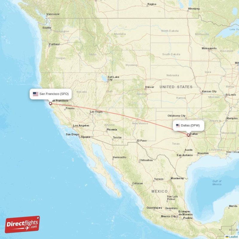 Direct Flights From San Francisco To Dallas SFO DFW Com SFO DFW 