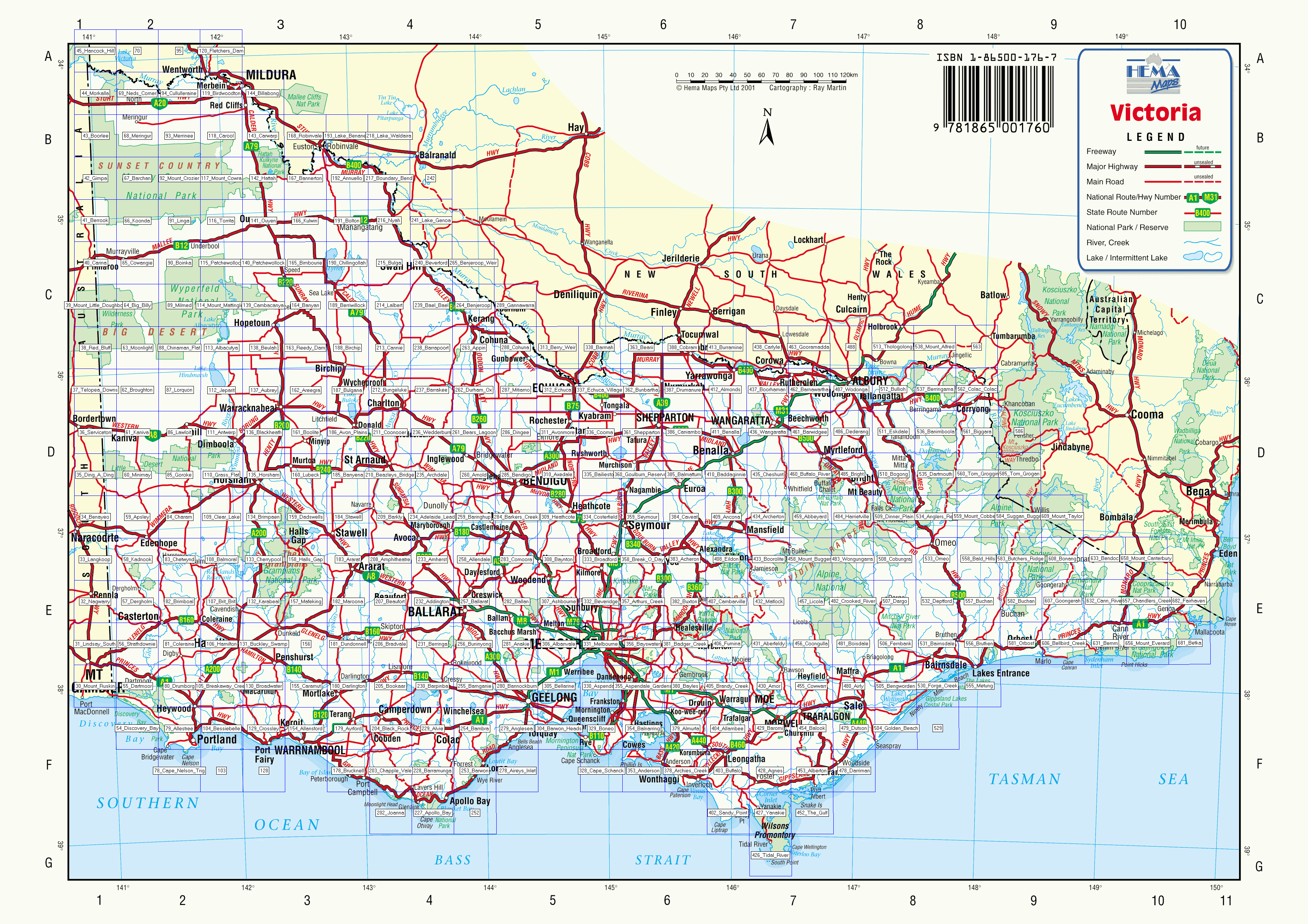 To see the area covered by each individual map, see the key here