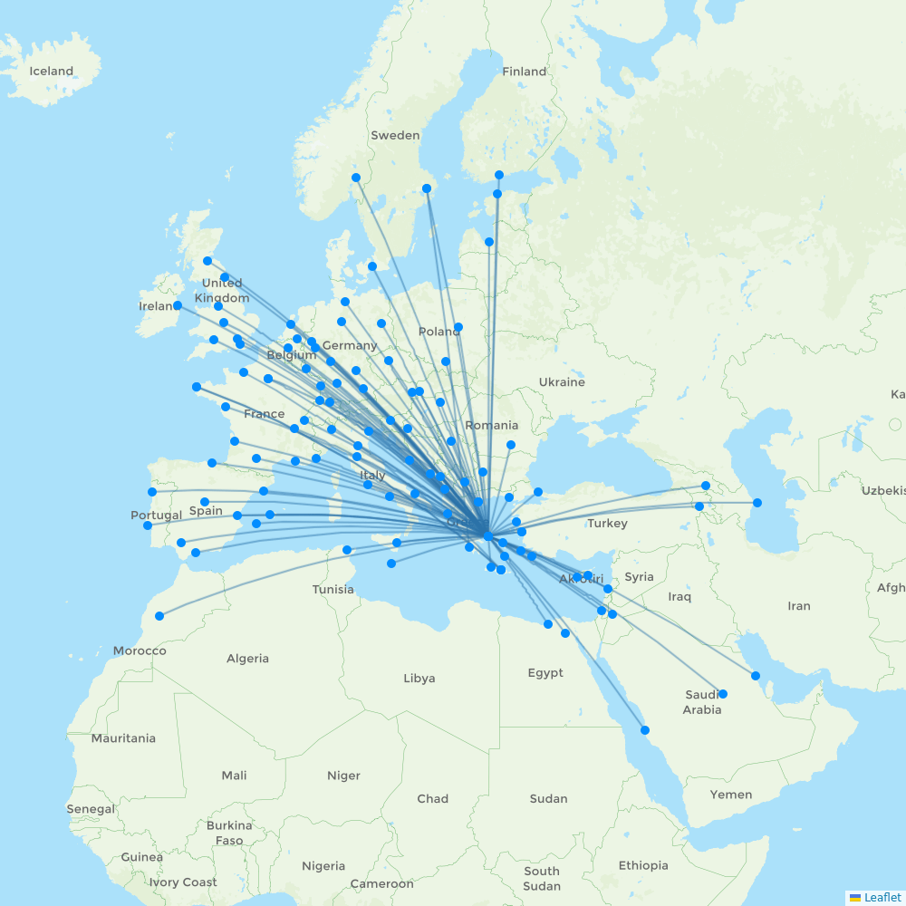 Toyota Japan Map Japan Airlines Route Map A3 