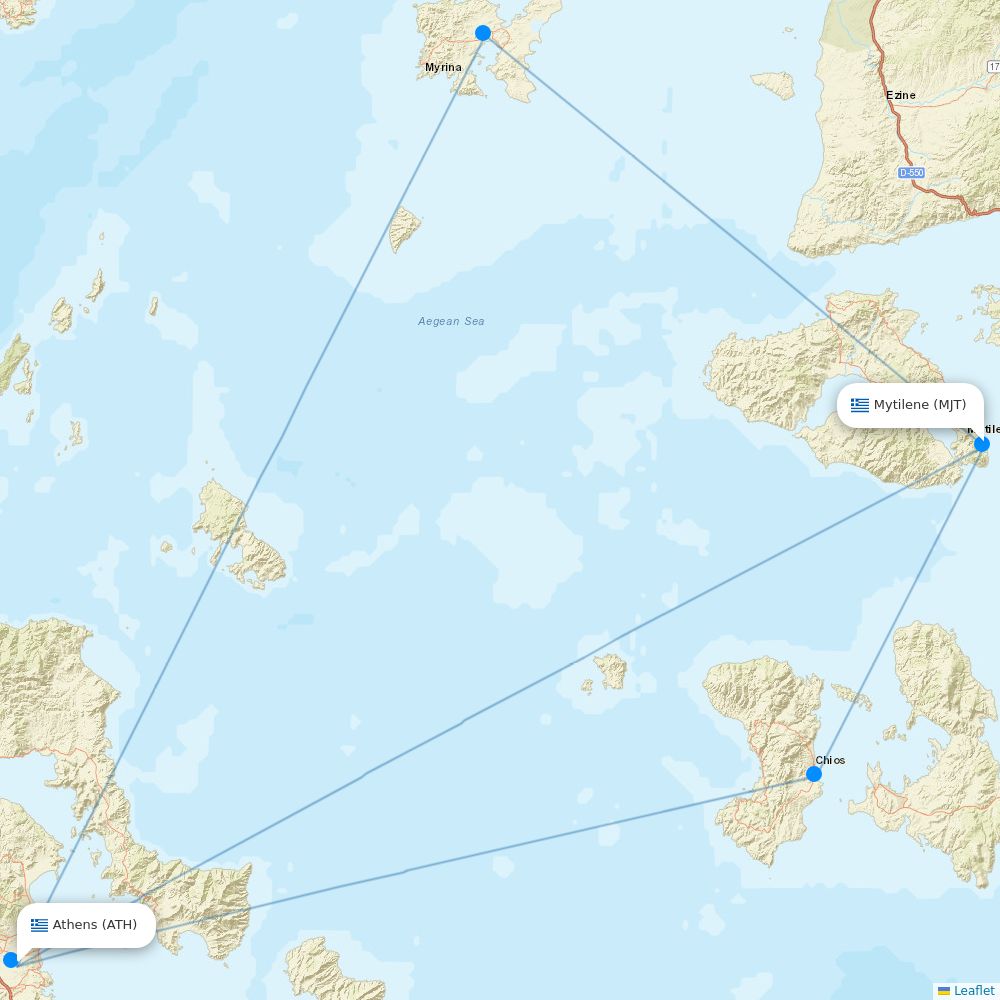 Aegean Airlines Routes 2026 Map With All Flights Flight Routes ATH MJT 