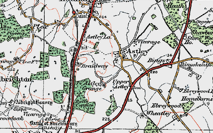 Astley Lodge Photos Maps Books Memories Francis Frith Astley 1921 Pop628142 Index Map 