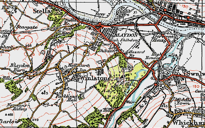 Winlaton Photos Maps Books Memories Francis Frith Winlaton 1925 Pop871440 Index Map 