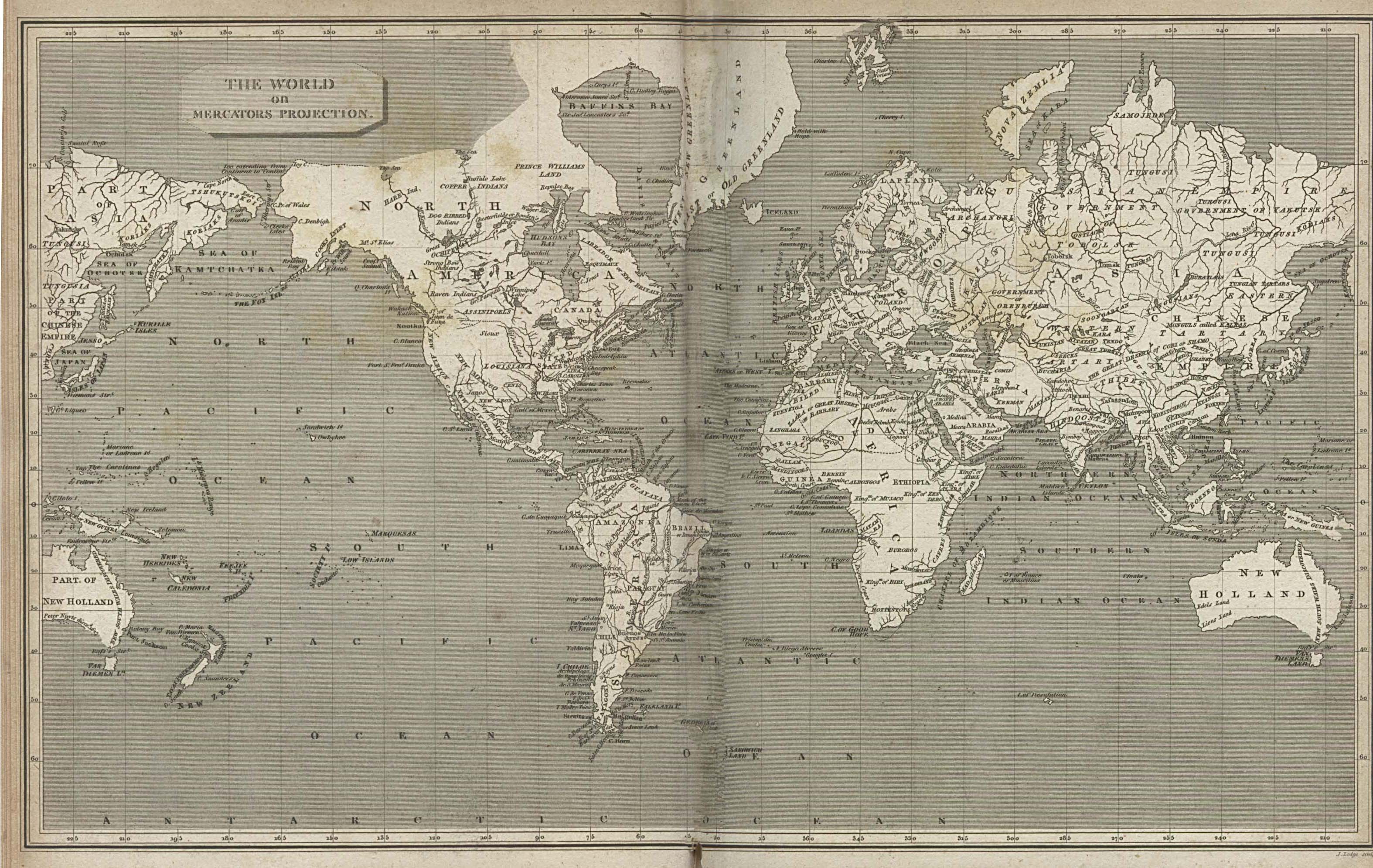 World Historical Maps Perry Casta Eda Map Collection UT Library Online Cyclopedia 1820.