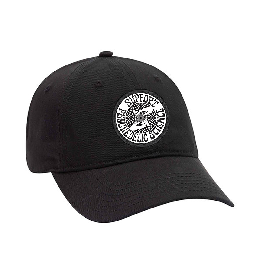 Support Psychedelic Science Cap Black Front