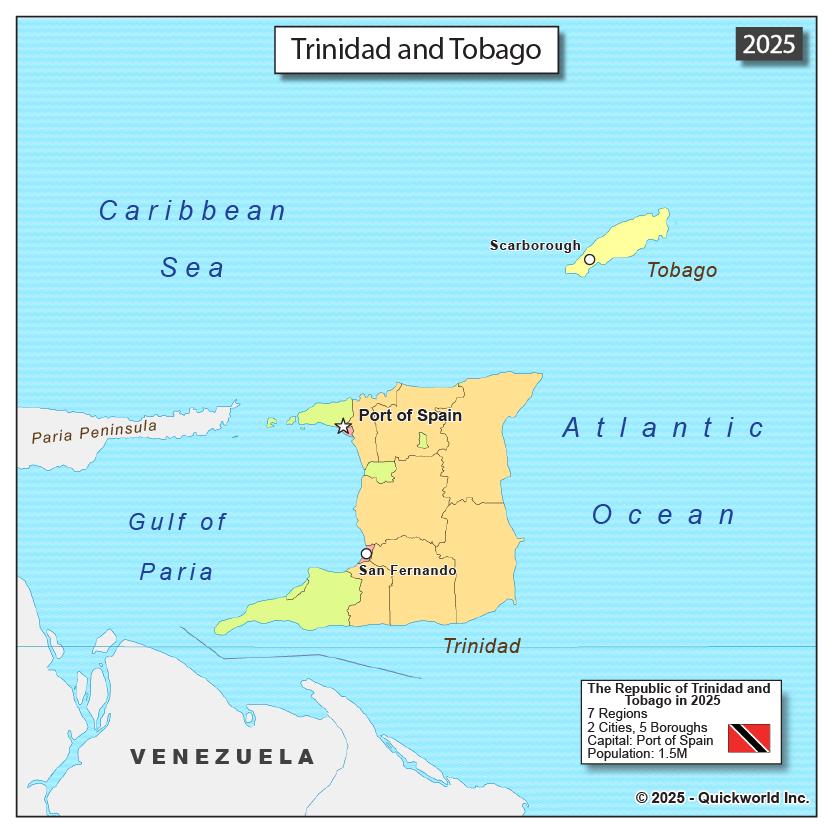 Tobagos Allure Unveiling Paradise On The World Map Qmg Tto Y25 Q01 