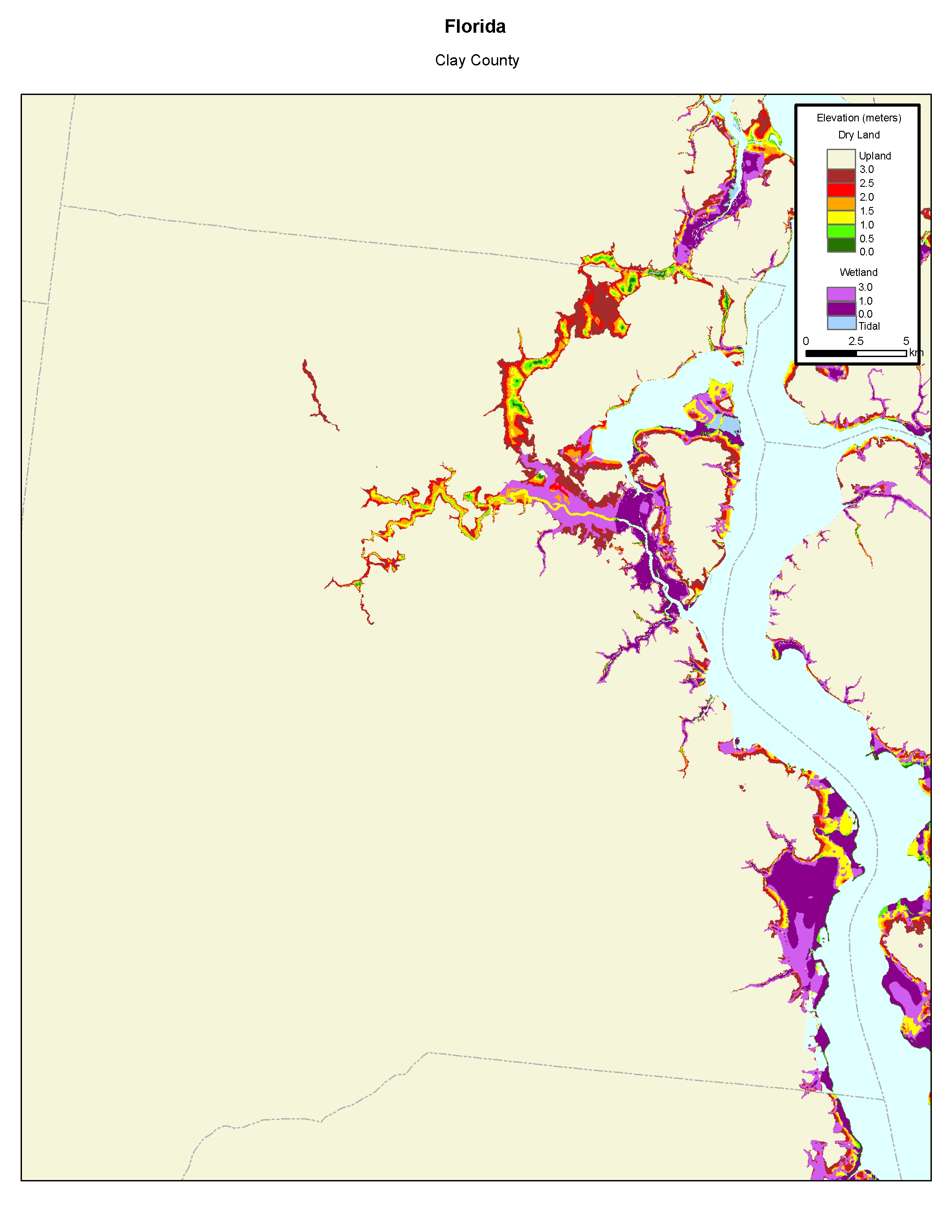 More Sea Level Rise Maps Of Florida S Atlantic Coast Clay.