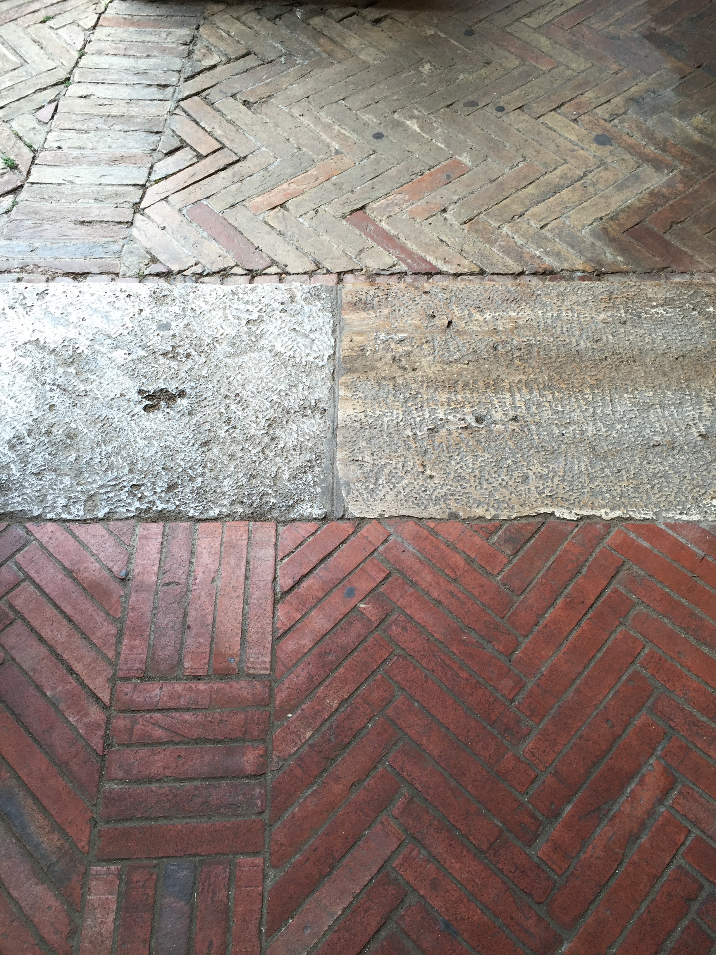 Our guide explained how while these tiles were all different, they were all original