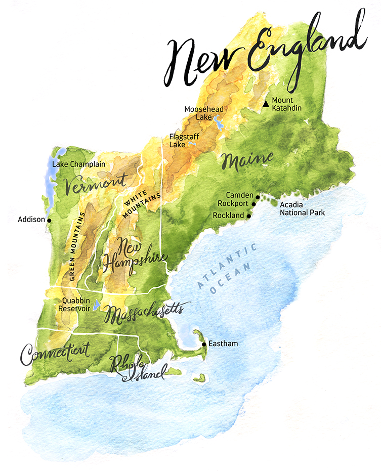Maps By Scottnew England Scott Newengland Map.