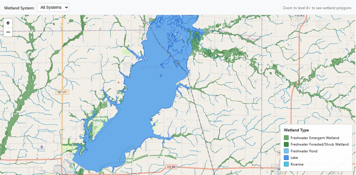 US Wetlands Map Explore National Wetlands Inventory Data By Type Us Wetlands Map Featured 